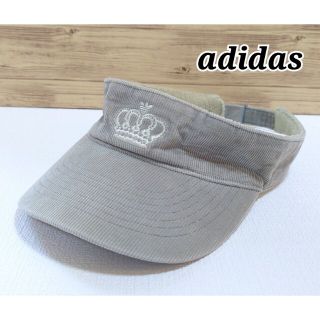 アディダス(adidas)のアディダス サンバイザー 帽子 キャップ メンズレディース 格安(ウエア)