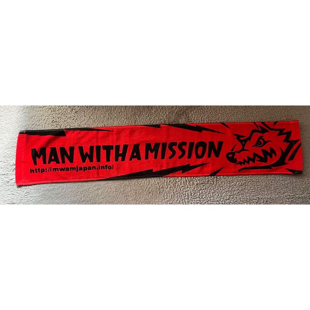 MAN WITH A MISSION(マンウィズアミッション)のマンウィズ　タオル エンタメ/ホビーのタレントグッズ(ミュージシャン)の商品写真
