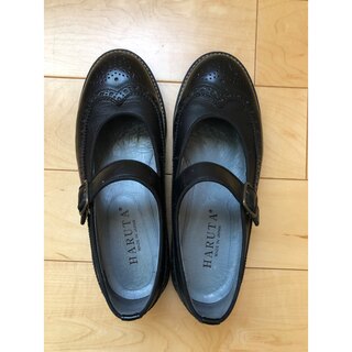 ハルタ(HARUTA)の専用　HARUTA ハルタ 太ベルトストラップシューズ 黒(ローファー/革靴)