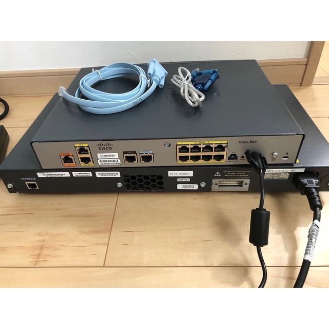 【CCNA、CCNP】2台セットCisco892J、L2スイッチ2960