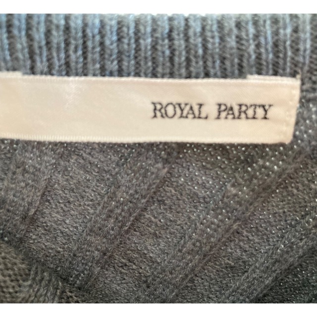 PARTYPARTY(パーティーパーティー)のROYAL PARTY ニットワンピース レディースのワンピース(ひざ丈ワンピース)の商品写真