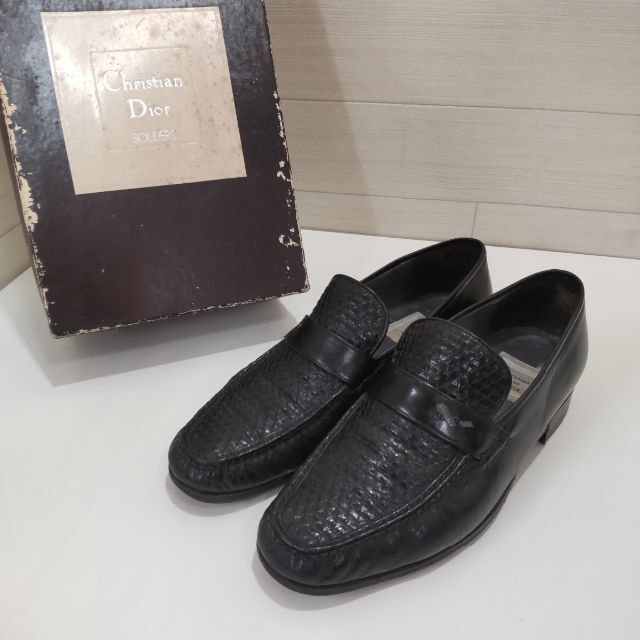 Christian Dior(クリスチャンディオール)のクリスチャンディオール　ドレスシューズ　24.5㎝　黒　レザー　IJ57 レディースの靴/シューズ(ローファー/革靴)の商品写真