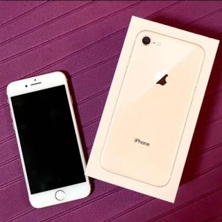 アイフォーン(iPhone)のruu様用　　iPhone8 本体　ピンクゴールド(スマートフォン本体)