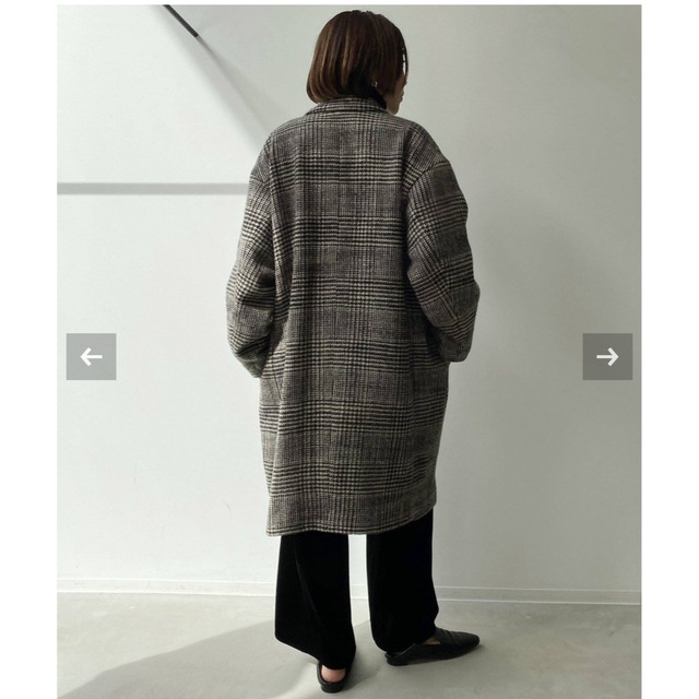 L'Appartement アパルトモン Check W Coat