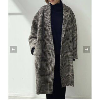 アパルトモンドゥーズィエムクラス(L'Appartement DEUXIEME CLASSE)のL'Appartement アパルトモン Check W Coat(ロングコート)