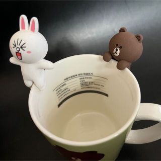 アラビア(ARABIA)のARABIA x LINE FRIENDS マグカップ 希少(キャラクターグッズ)