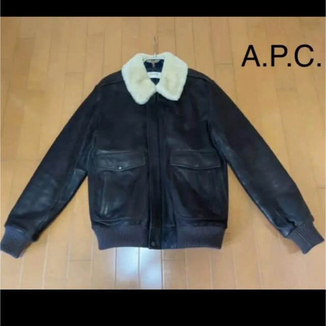 A.P.C Louis w ファーレザージャケット