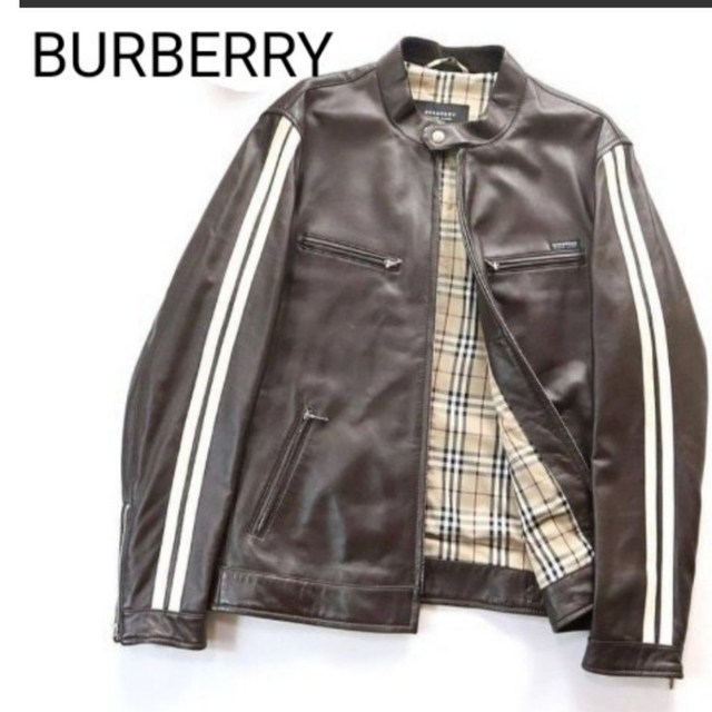 BURBERRY BLACK LABEL ライダースジャケット-
