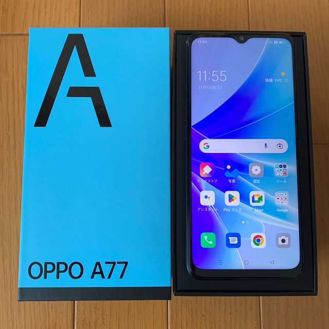 OPPO A77 ブラック SIMフリー スマートフォン本体 OPPO A77 ブラック SIMフリー スマートフォン本体