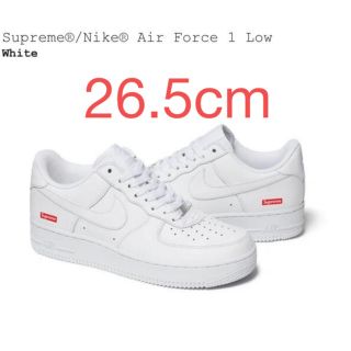 シュプリーム(Supreme)の送料込　Supreme® Nike® Air Force 1 ホワイト 26.5(スニーカー)