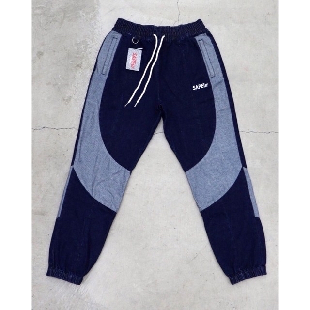 SAPEur DENIM TRACK PANTS インディゴメンズ