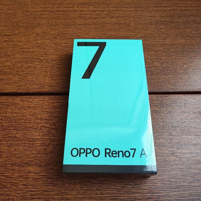 新品未開封　OPPO　Reno7 A シムフリー　ドリームブルー