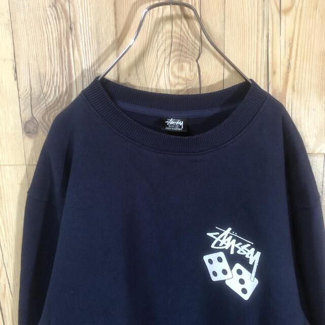 STUSSY(ステューシー)の『バッグピリント』90s 古着 ステューシー ビッグプリント 太アーム メンズのトップス(スウェット)の商品写真