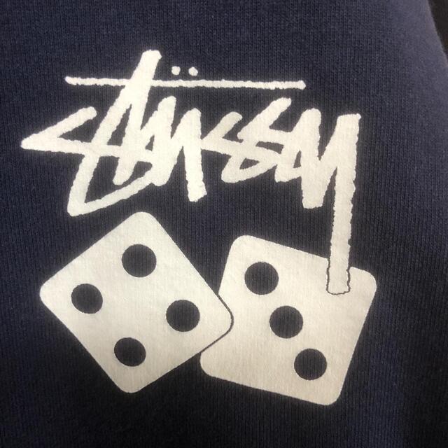 STUSSY(ステューシー)の『バッグピリント』90s 古着 ステューシー ビッグプリント 太アーム メンズのトップス(スウェット)の商品写真