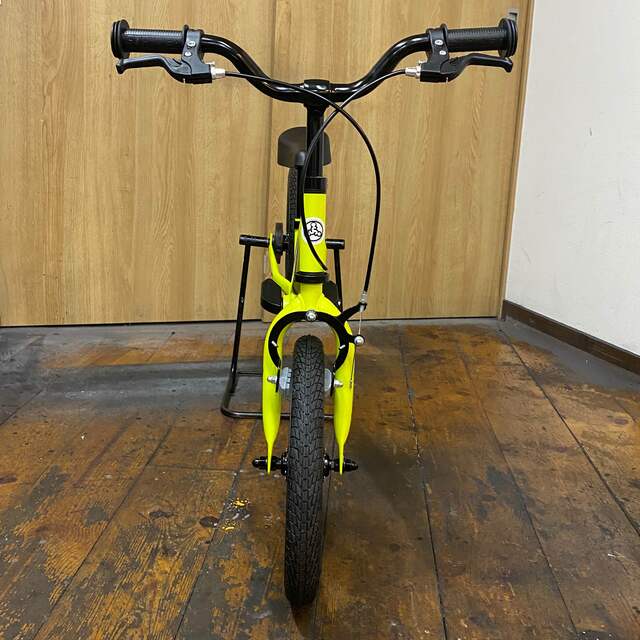 STRIDA(ストライダ)の中古車　キックバイク　STRIDER　14インチ　前後ブレーキ付き　美品 スポーツ/アウトドアの自転車(自転車本体)の商品写真