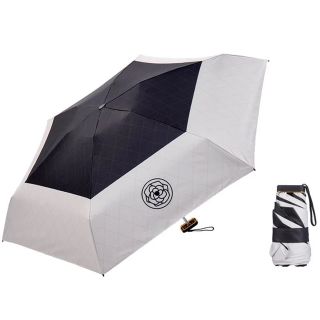 雨傘／日傘 兼用 カメリア 花柄 折りたたみ傘(傘)