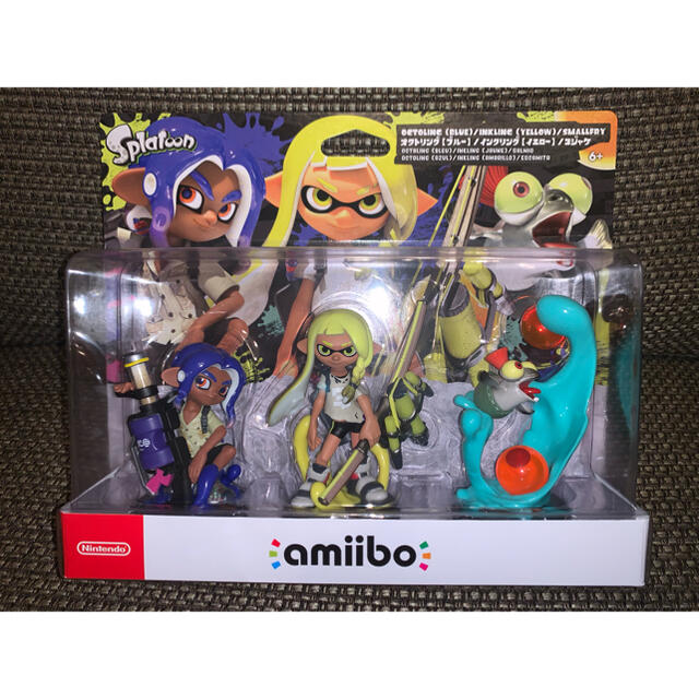 スプラトゥーン　amiibo トリプルセットフィギュア