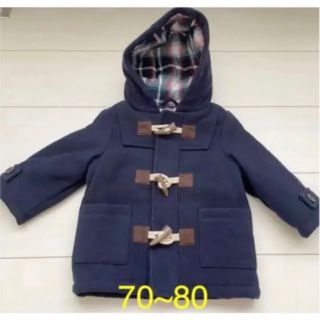 ザラキッズ(ZARA KIDS)の70～80サイズ　Pコート　ネイビー　厚手　美品！！　ジョンルイス(ジャケット/コート)