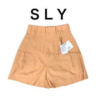 スライ(SLY)の【タグ付】SLY LINEN BLEND WAIST TUCK ショートパンツ(ショートパンツ)