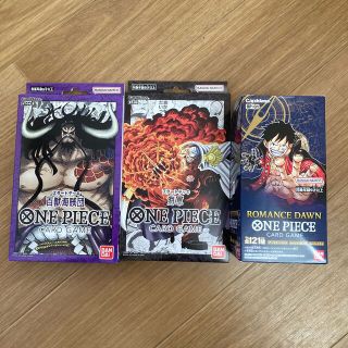 ワンピース(ONE PIECE)の【未開封】ROMANCE DAWN ワンピース 1BOX スタートデッキ2種(Box/デッキ/パック)