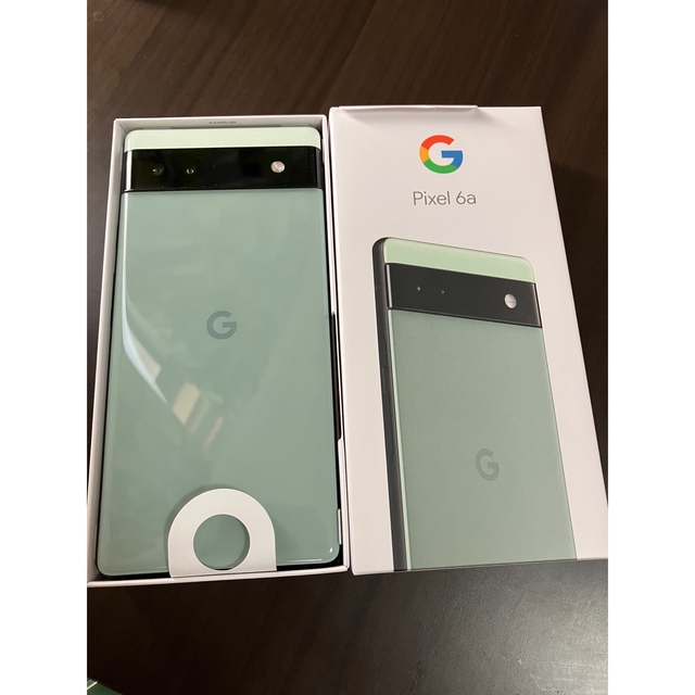 Google Pixel(グーグルピクセル)のpixel 6 a 128GB ピクセル　セージ　sage スマホ/家電/カメラのスマートフォン/携帯電話(スマートフォン本体)の商品写真