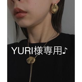 アメリヴィンテージ(Ameri VINTAGE)の2WAY STONE LIKE SLIDE CHAIN NECKLACEゴールド(ネックレス)