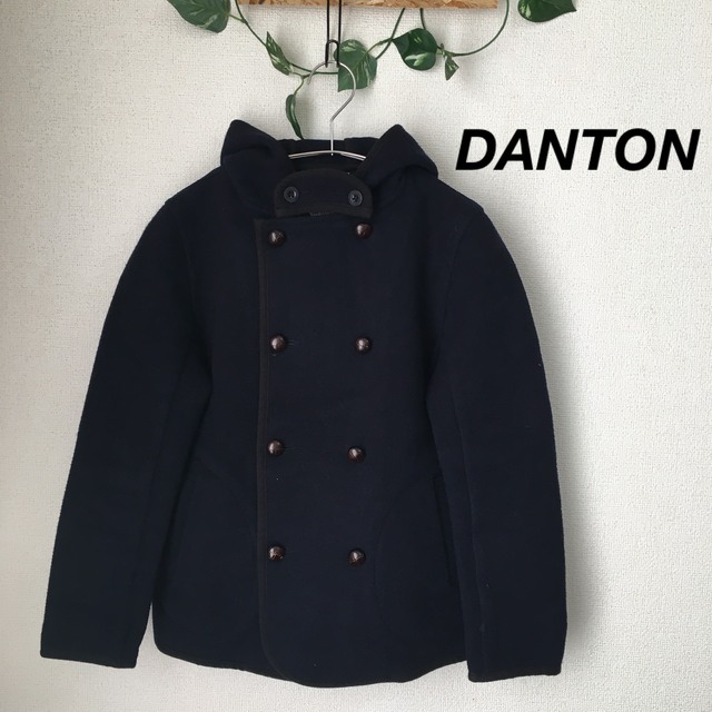 DANTON - DANTON ウールモッサフードコート ネイビーの通販 by てっか