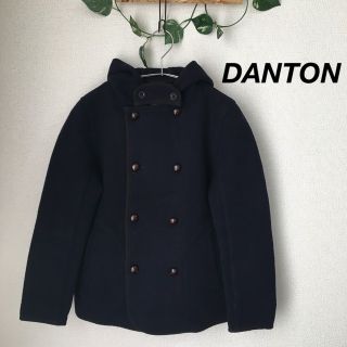 ダントン(DANTON)のDANTON ウールモッサフードコート　ネイビー(ピーコート)