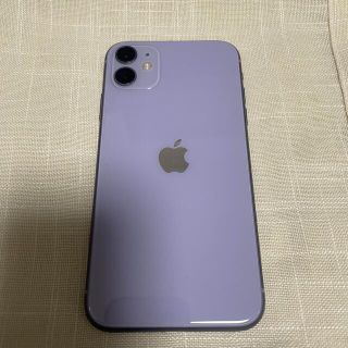 アイフォーン(iPhone)の【美品！人気色】iPhone11 64GB パープル(スマートフォン本体)