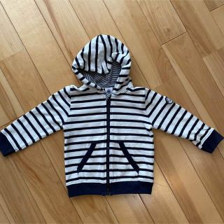 プチバトー(PETIT BATEAU)のプチバトー マリンパーカ 81cm(ジャケット/コート)