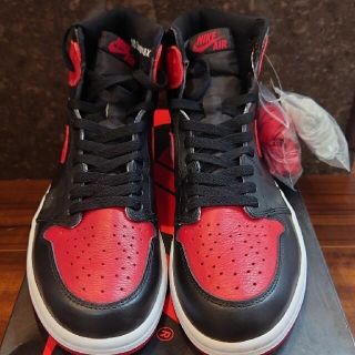 ジョーダン(Jordan Brand（NIKE）)のJordan 1 high og ナイキジョーダン2016 bred(スニーカー)