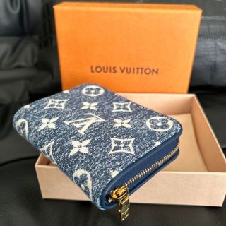 ルイヴィトン(LOUIS VUITTON)のルイヴィトン　　ミニ財布　デニム　新品　付属品有り(財布)