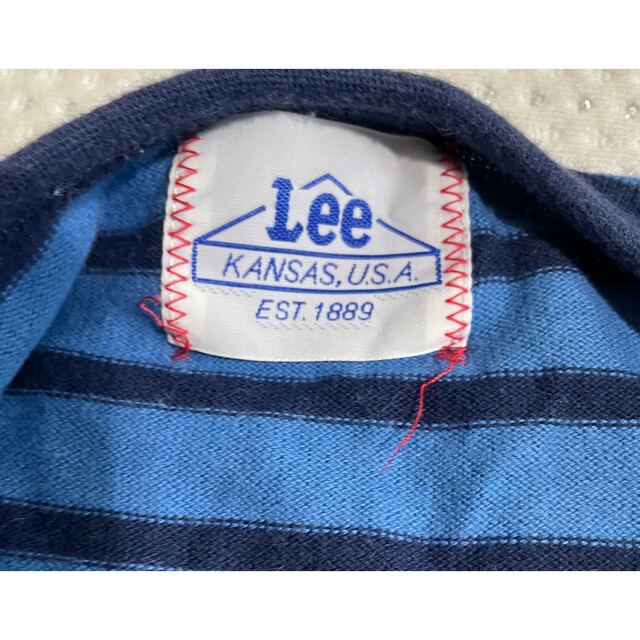 Lee(リー)のストンプスタンプ　Lee コラボ ボーダー ロンT 140 キッズ/ベビー/マタニティのキッズ服男の子用(90cm~)(Tシャツ/カットソー)の商品写真