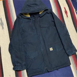 カーハート(carhartt)の90s 古着 カーハート ヒックマンコート ロゴタグ ビッグシルエット ゆるだぼ(モッズコート)