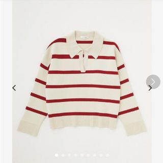 マウジー(moussy)の人気完売★MOUSSY OPEN COLLAR OVER ニット(ニット/セーター)