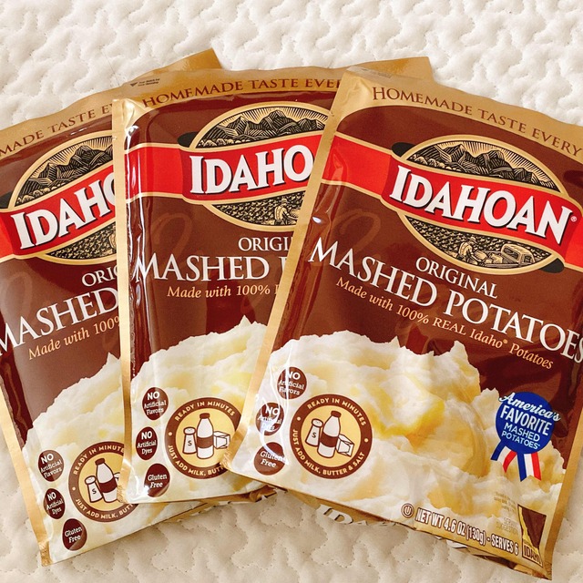 コストコ(コストコ)のIDAHOAN オリジナル マッシュポテト 3袋 食品/飲料/酒の加工食品(インスタント食品)の商品写真