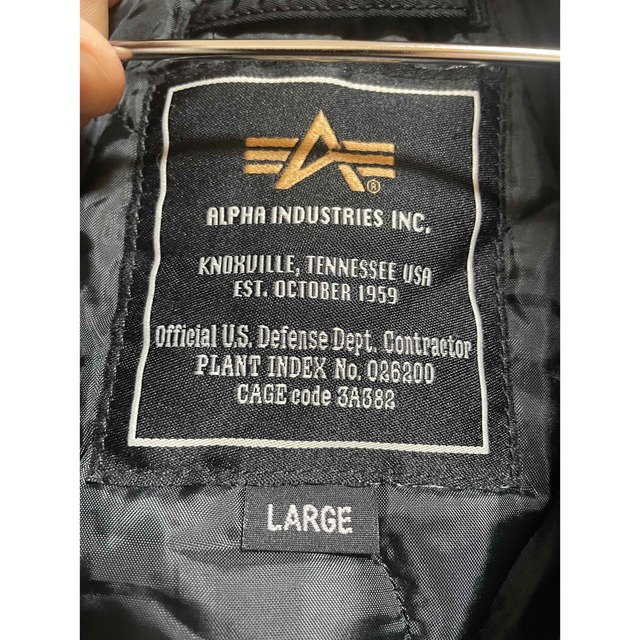 ALPHA INDUSTRIES(アルファインダストリーズ)のアルファ インダストリーズ MA-1 ジャケット Lサイズ メンズのジャケット/アウター(フライトジャケット)の商品写真