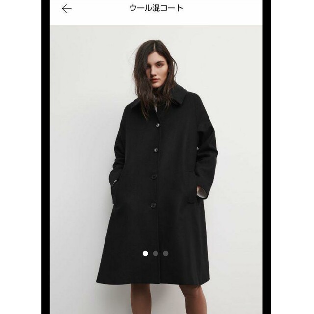 ZARA ウール混 コート