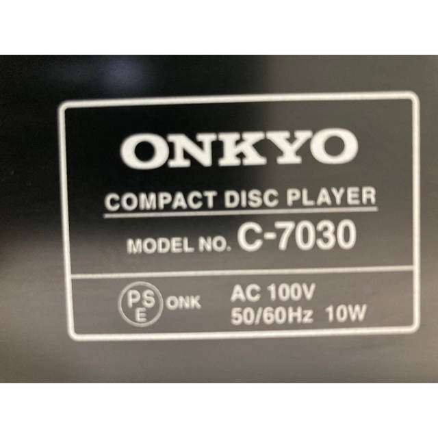 ONKYO(オンキヨー)の◎オンキョー コンパクトディスクプレーヤー C-7030 スマホ/家電/カメラのオーディオ機器(その他)の商品写真