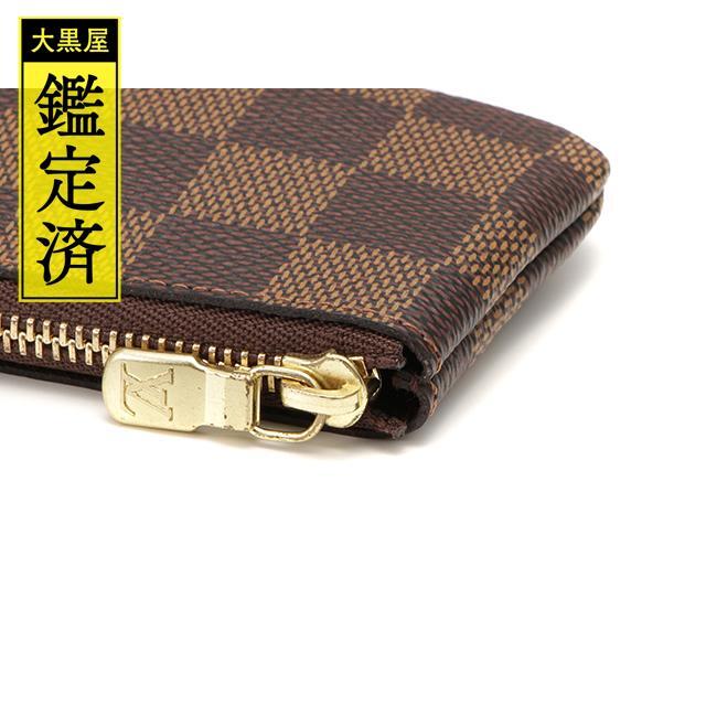 LOUIS VUITTON(ルイヴィトン)のルイ・ヴィトン　ポシェット・クレ　N62658　ダミエ　【205】 レディースのファッション小物(キーケース)の商品写真