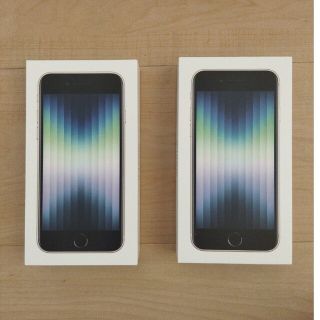 iPhone - Apple iPhone SE 第3世代 64GB スターライト2個セットの通販