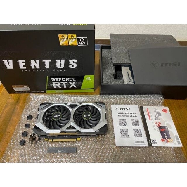 MSI GeForce RTX 2060 VENTUS 12G OCPC/タブレット