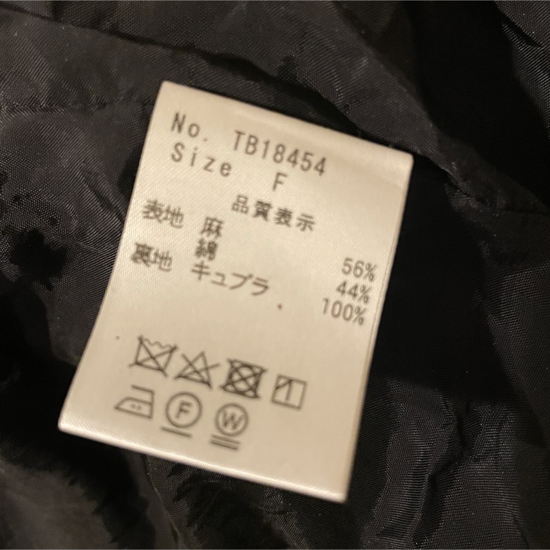 tumugu(ツムグ)の【aranciato】tumuguコットンリネンツイルボレロジャケット レディースのジャケット/アウター(ノーカラージャケット)の商品写真