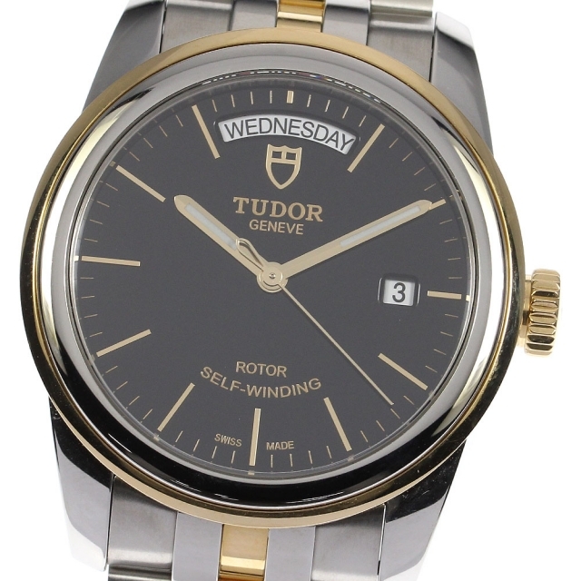 ☆美品★箱・保証書付き【TUDOR】チュードル グラマー デイトデイ 56003 自動巻き メンズ_71833528800日差