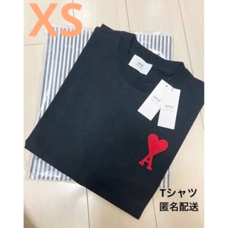 Alexandre de Paris - アミパリス Tシャツ 黒×赤マーク XSサイズ ami