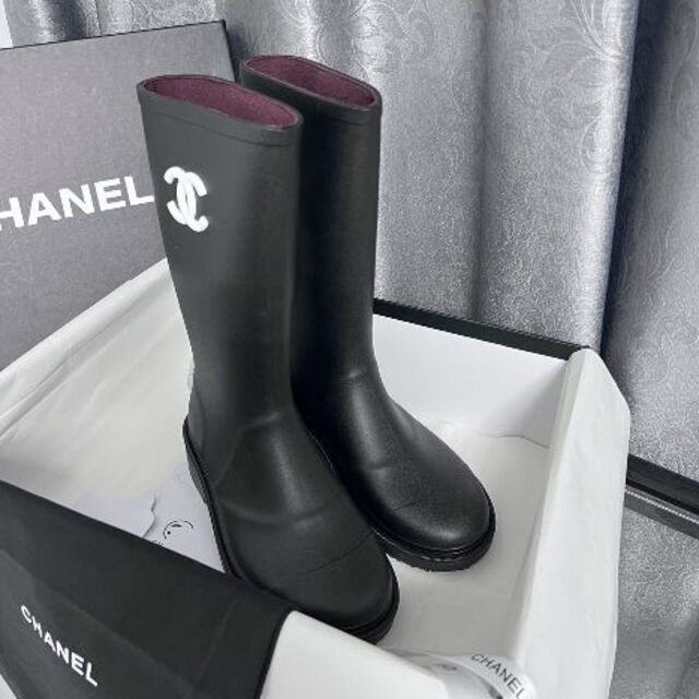 【新品】2022 CHANEL シャネル　レインブーツ