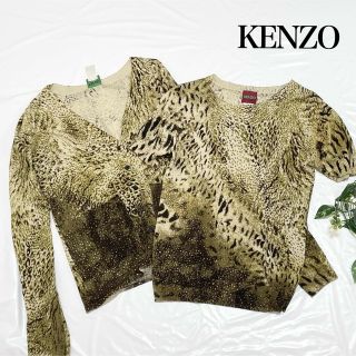 ケンゾー(KENZO)のKENZO アンサンブル　アニマル柄　やわらか　セット　美品　レトパード(アンサンブル)