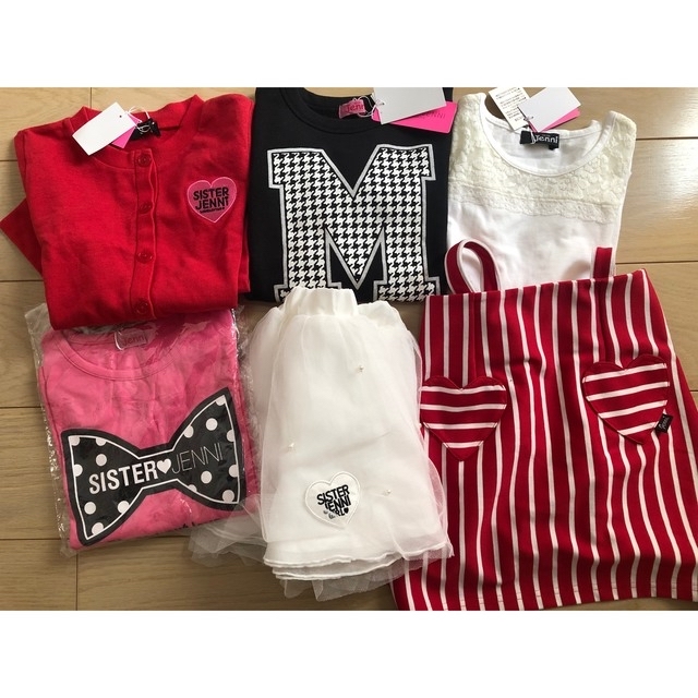 JENNI(ジェニィ)の値下げ　JENNI まとめ売り　新品未使用　size130 キッズ/ベビー/マタニティのキッズ服女の子用(90cm~)(その他)の商品写真