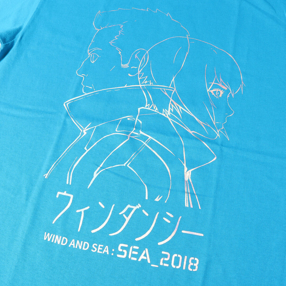 WIND AND SEA ウィンダンシー Tシャツ 攻殻機動隊 SAC_2045 草薙素子 クルーネックTシャツ 22AW パープル XL トップス カットソー 半袖 コラボ 【メンズ】