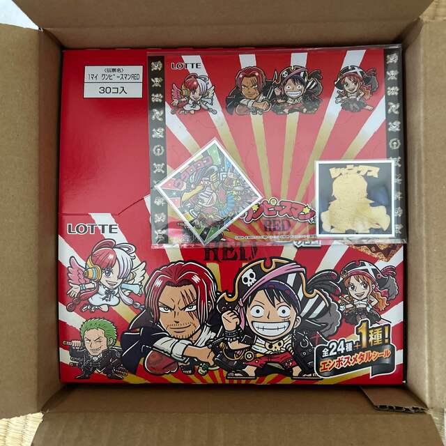 ONE PIECE - ワンピースマンチョコ RED 3000セット限定 特別セットの
